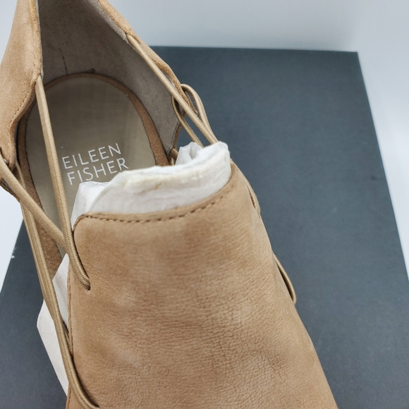 Gorgeous Eileen Fisher Nikki Sandals NIB Dust Bag - Picture 5 of 8